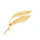 Image 3 of Gold feather brooch | Vintage