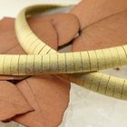 Image 2 of Gold matte Omega link necklace