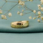 Image 2 of 8 carat men's ring with engraving plate