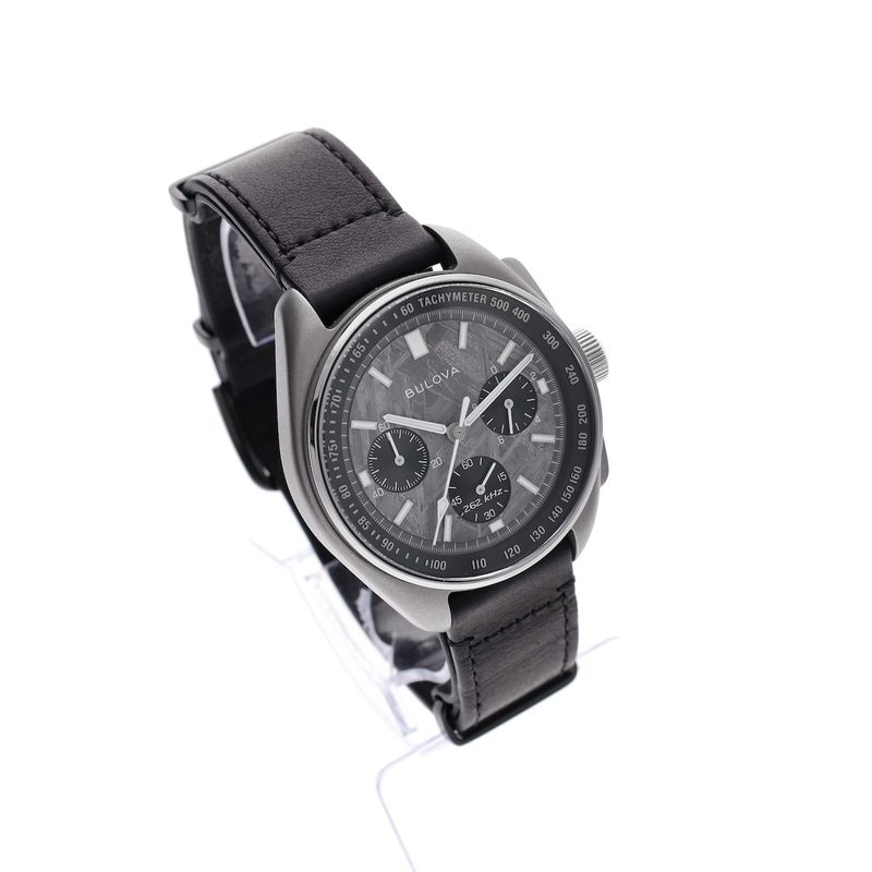 Image 3 of Bulova Lunar Pilot Meteorite Limited Edition 96A312; Chronograph men's watch