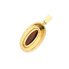 Image 3 of Vintage Gold Pendant with Garnet
