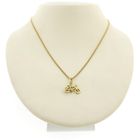 Image 8 of Gold pendant of a racing bicycle