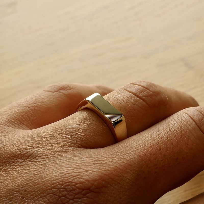 Image 11 of Vintage gold signet ring | Men