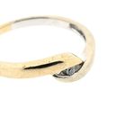 Image 2 of Jeunesse two-tone gold ring with diamond; 0.02 ct