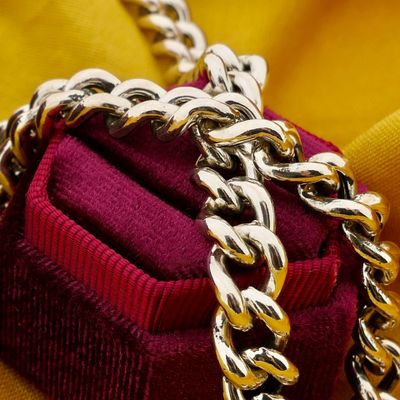 Image 2 of Silver Gourmet Link Chain