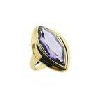 Image 1 of Gold ring with color-changing tourmaline