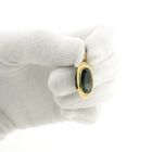 Image 11 of Gold pendant with green tourmaline