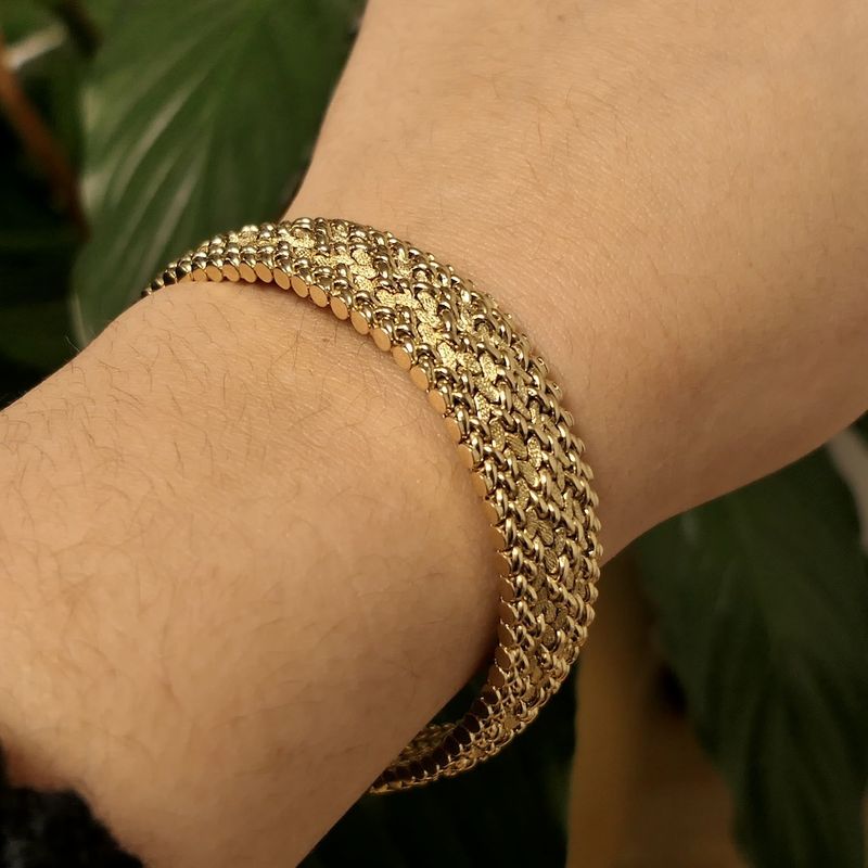 Image 7 of Golden fantasy link bracelet