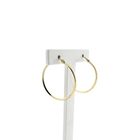 Image 3 of Gold earrings | Ø 29 mm