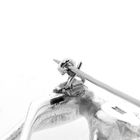 Image 9 of Silver brooch of a hind (female deer)