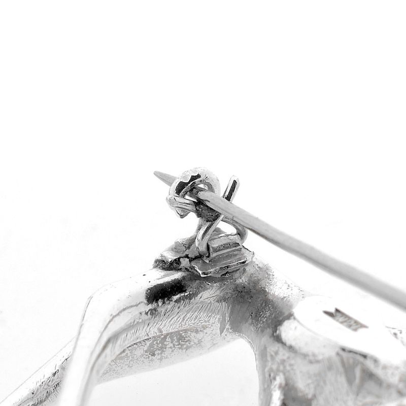 Image 9 of Silver brooch of a hind (female deer)