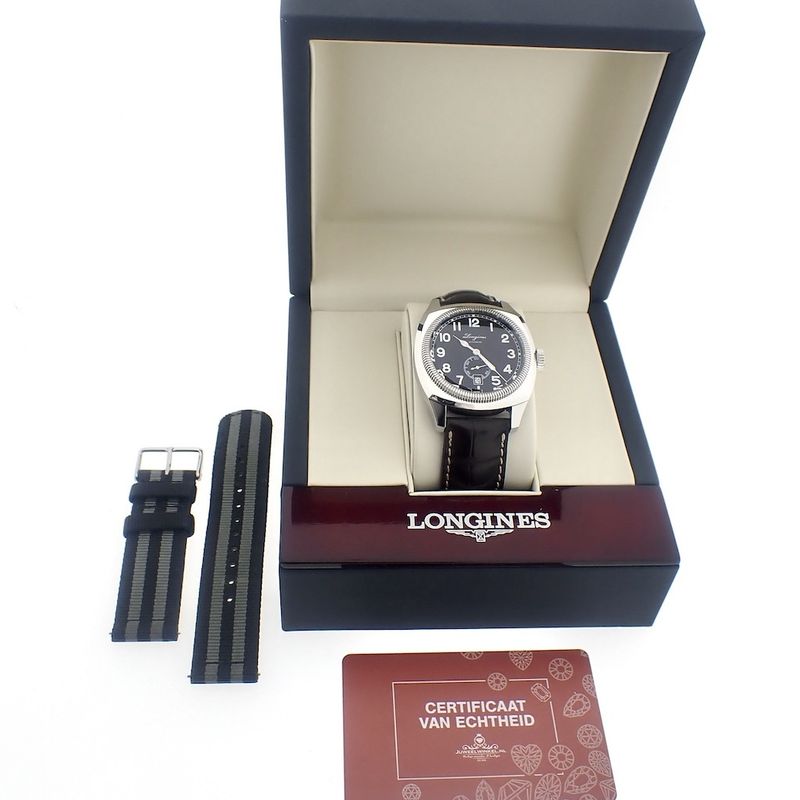 Image 4 of Longines Heritage 1935; Automatic pilot's watch for men