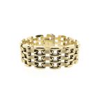 Image 3 of Gold Bismarck link bracelet | 21 cm