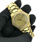 Image 7 of Ebel 1911 'Diamonds' 887911; 18k gold watch with diamonds