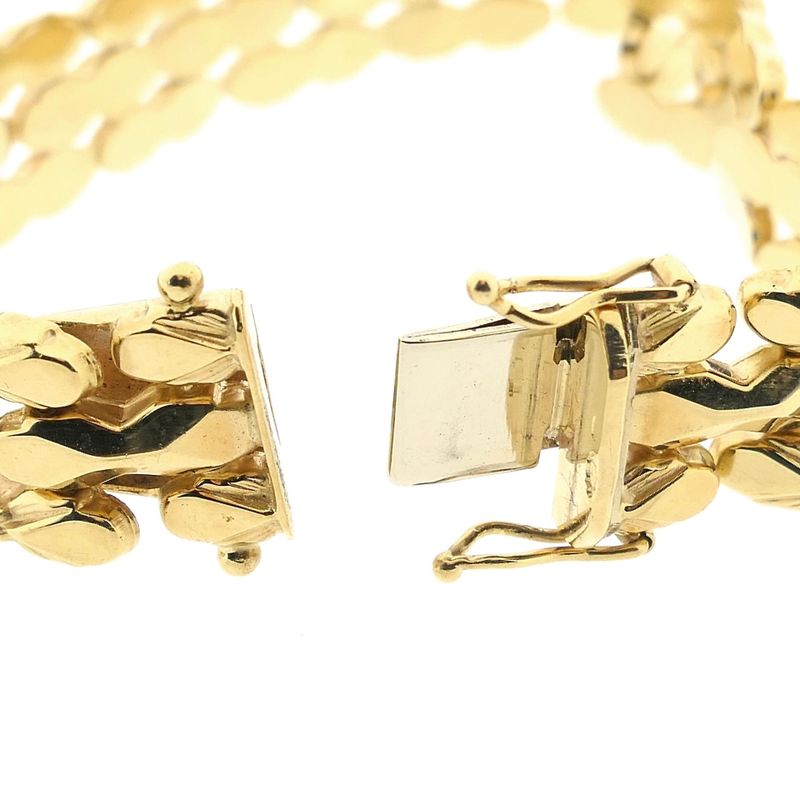 Image 4 of Golden Bismarck Link Bracelet