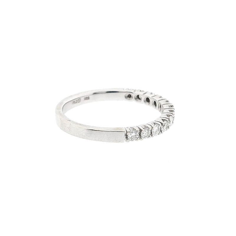 Image 5 of White Gold Ring with Diamonds; 0.48 ct.
