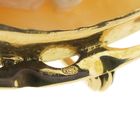 Image 10 of Gold brooch/pendant with cameo and diamond
