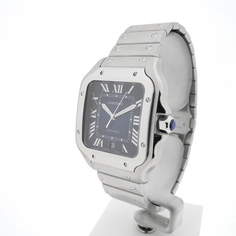 Image 3 of Cartier Santos 'Large' 4072 WSSA0018; Automatic men's watch
