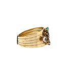 Image 5 of 18K Gold Harem Ring with Gemstones