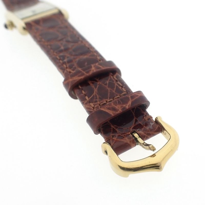 Image 7 of Cartier Tank 'Vermeil'; Women's watch