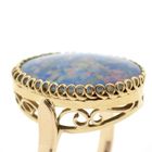 Image 5 of 18K Gold Ring with Triple Opal | Vintage