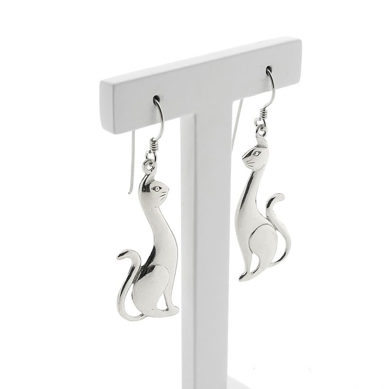 Image 3 of Silver earrings | Siamese