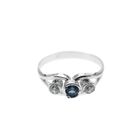 Image 6 of Silver ladies ring with zirconia