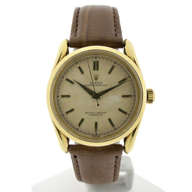 Image 28 of Rolex Oyster Perpetual 6290; Vintage 18k automatic watch from 1955