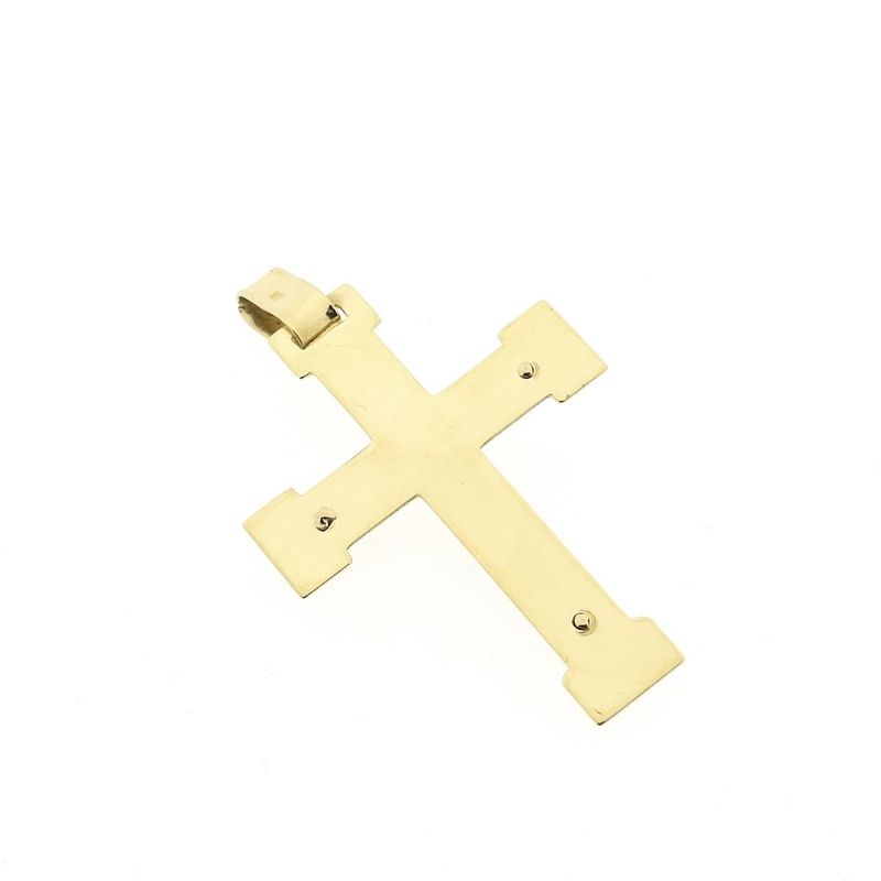 Image 6 of Gold pendant of cross with corpus