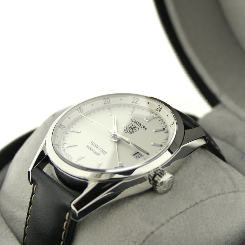 Image 7 of TAG Heuer Carrera Twin-Time WV2116; Automatic men's watch