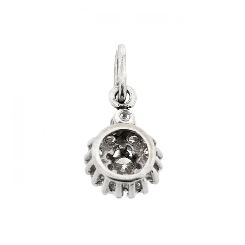 Image 6 of White gold pendant with diamond; 0.32 ct.