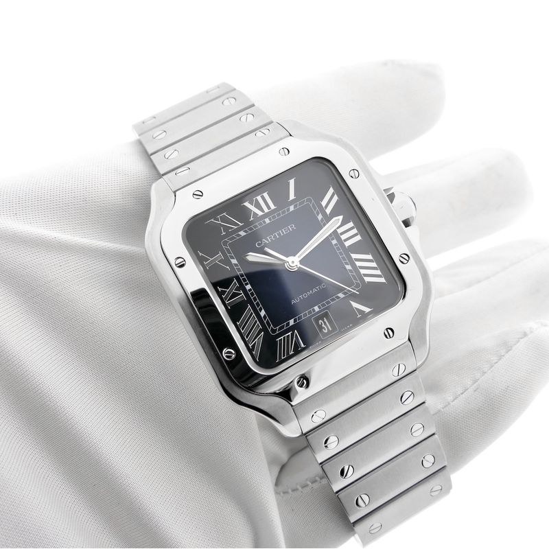 Image 10 of Cartier Santos 'Large' 4072 WSSA0018; Automatic men's watch
