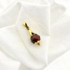 Image 4 of Gold pendant with garnet | Vintage