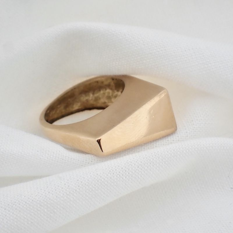 Image 7 of 18 carat rose gold ring
