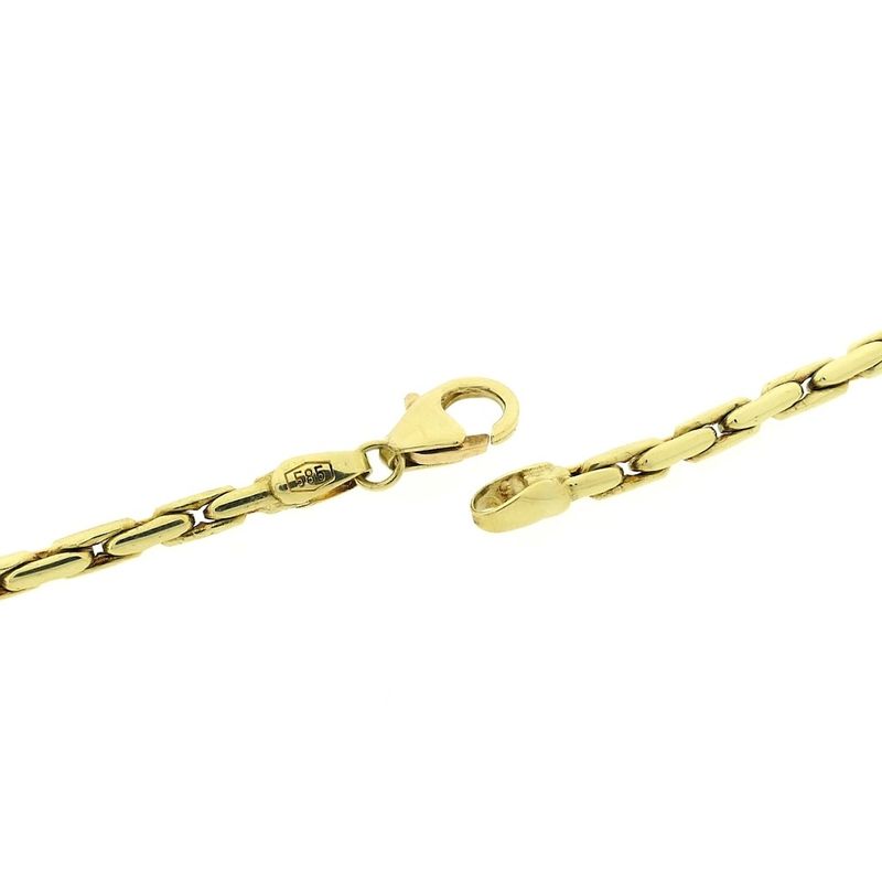 Image 5 of Gold anchor link necklace