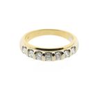 Image 5 of 18-karat two-tone gold ring with 0.42 ct. diamond