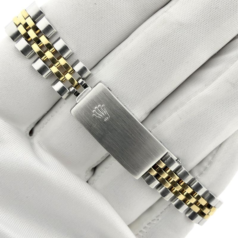 Image 8 of Rolex Datejust 26mm 69173; 18k gold/steel vintage women's watch