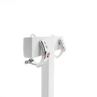 Image 5 of White gold stud earrings with zirconia diamonds 0.08 ct.