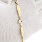 Afbeelding 11 van Gouden Hello Kitty kinderarmband met emaille | 14 cm 