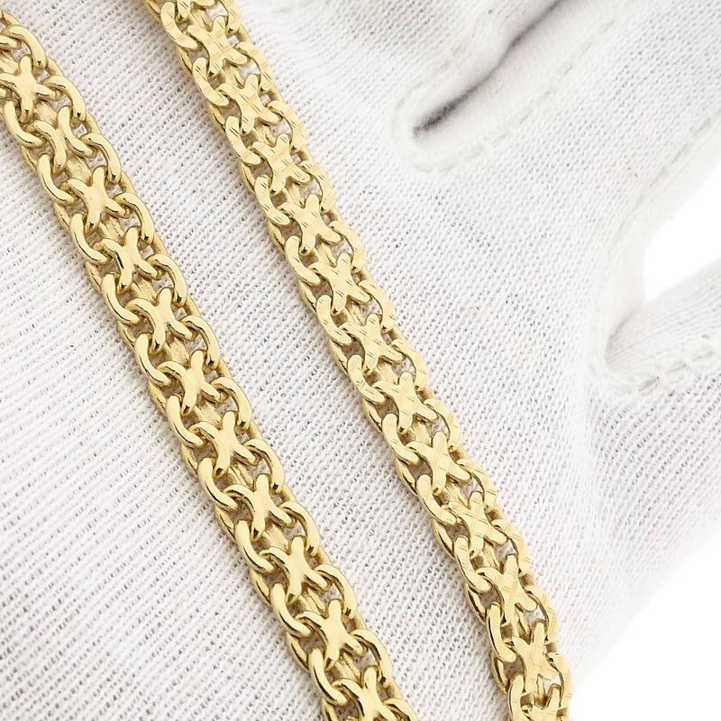Image 8 of Gold Fantasy Link Chain; 14 Karat; 42.5 cm
