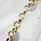 Image 6 of Gold jasseron link bracelet | 22 cm