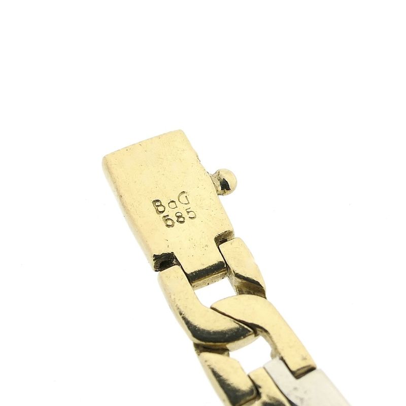 Image 5 of Two-tone gold magnum fantasy link bracelet | 21.5 cm