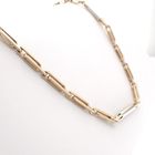 Image 6 of Two-tone gold fantasy link chain