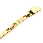 Image 7 of Gold Bar Link Necklace with Zirconia