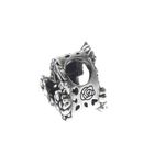 Image 5 of Pandora Charm; Silver; Open Heart and Rose Charm