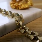Image 2 of Gold Bismarck link bracelet