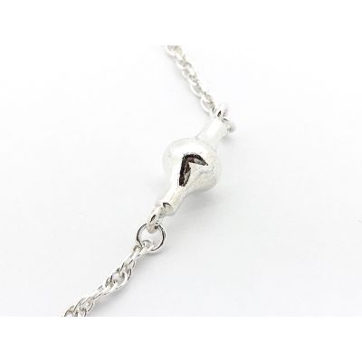 Image 2 of Silver fantasy necklace with a ball