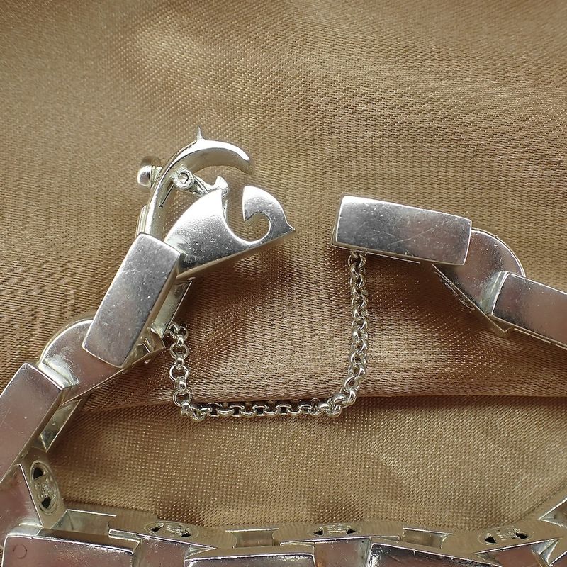 Image 5 of Silver Buddha to Buddha bracelet; Batul | 19 cm