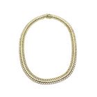 Image 4 of Golden French gourmet link necklace | 41 cm