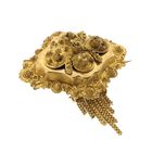 Image 5 of Antique gold brooch of a hat bell